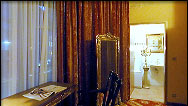 Ankleidezimmer der Luxussuite