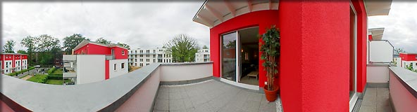 360-Grad-Panorama:Dachterrasse-Musterhaus-Schweizer-Viertel-Berlin