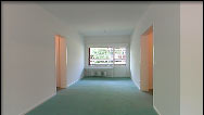 Wohn-/Esszimmer der 5-Zimmer-Musterwohnung in der Waldsiedlung Zehlendorf
